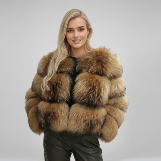 Elegant Women's Winter Coat with Luxury Faux Fur and Thick Plush Lining – Tailored Long Winter Coat for Women 0