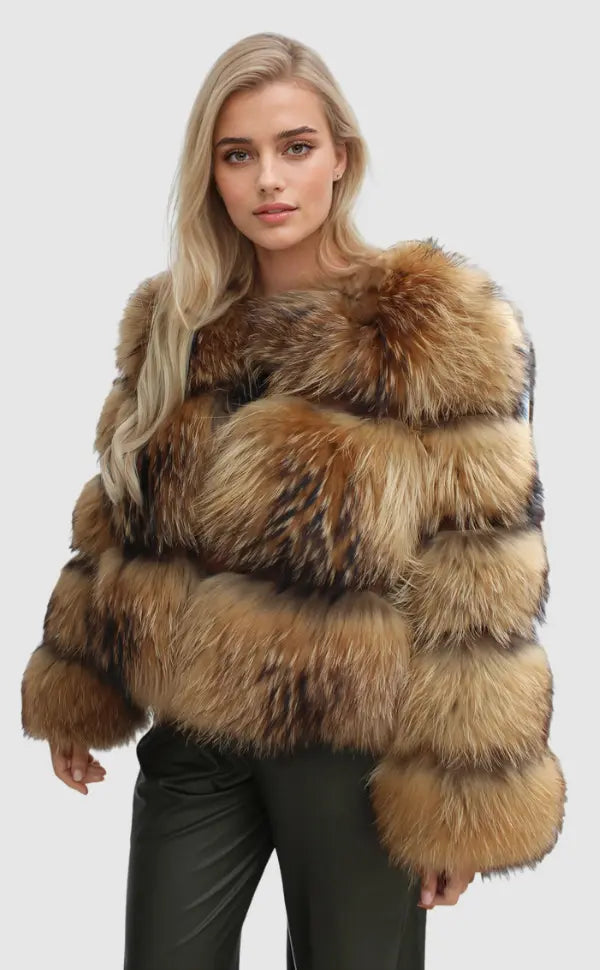 Elegant Women's Winter Coat with Luxury Faux Fur and Thick Plush Lining – Tailored Long Winter Coat for Women 2