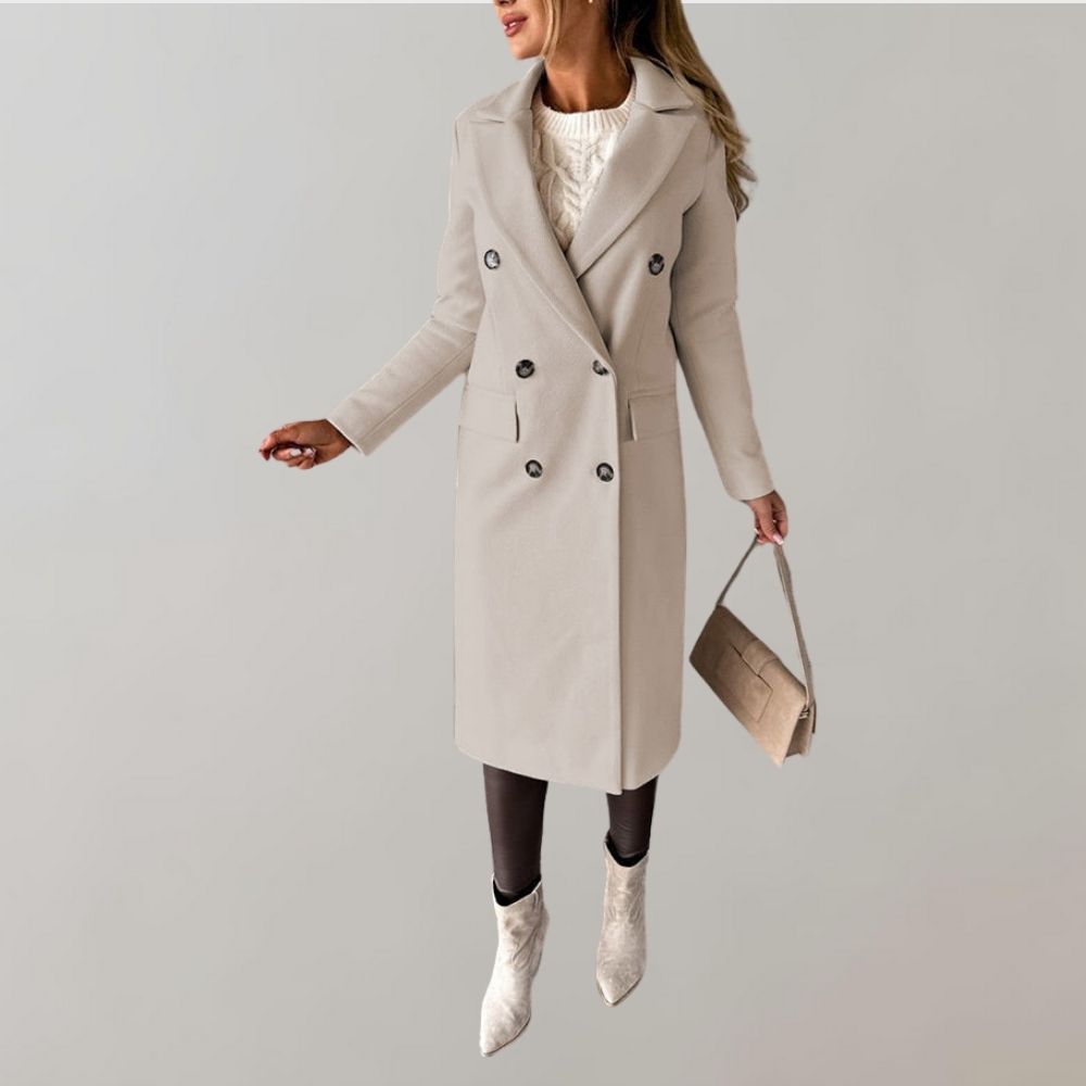 Elegant women's coat made of soft fabric | Timeless and comfortable design 2