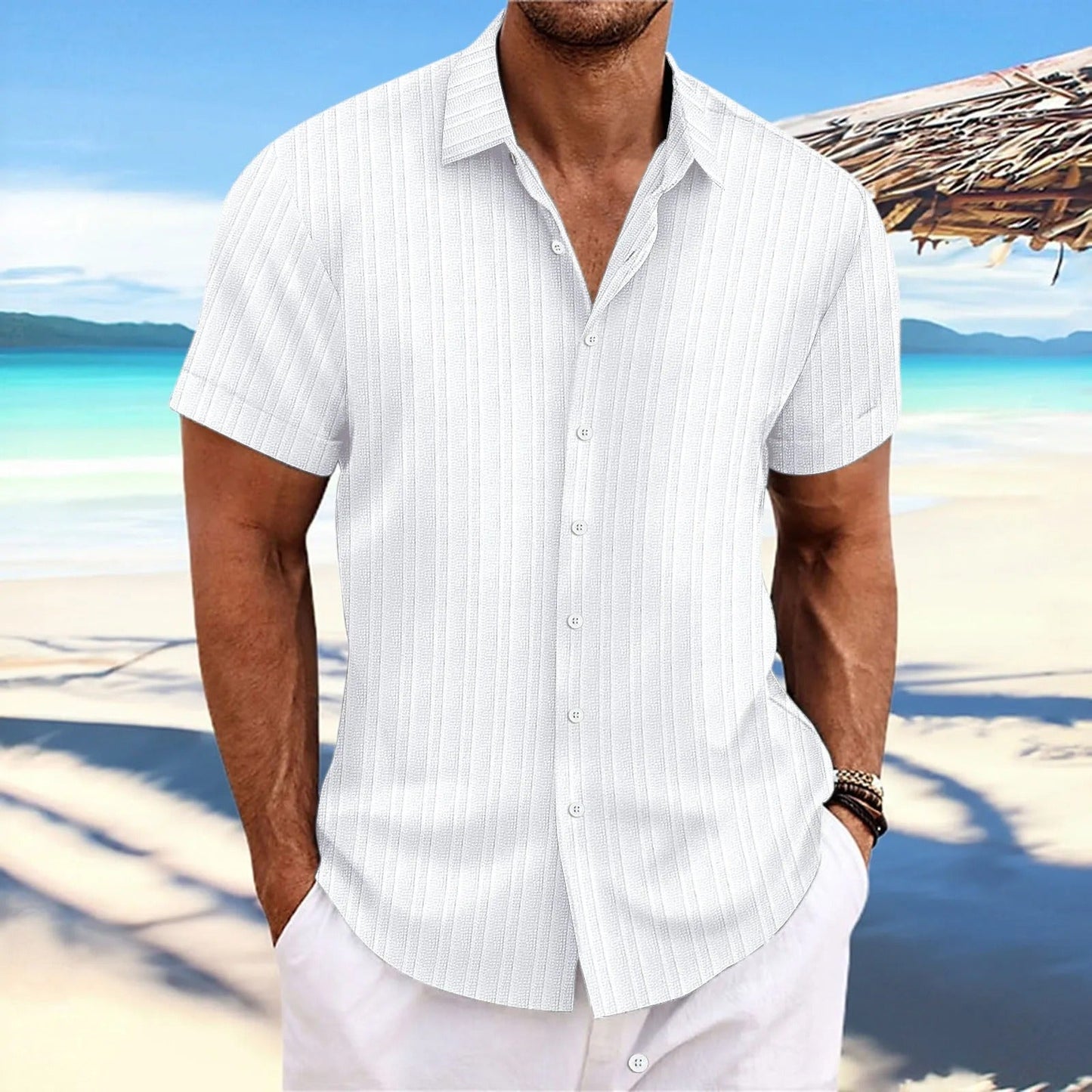 Eli Men's Shirt | Lightweight Breathable Fabric, Casual Style 3