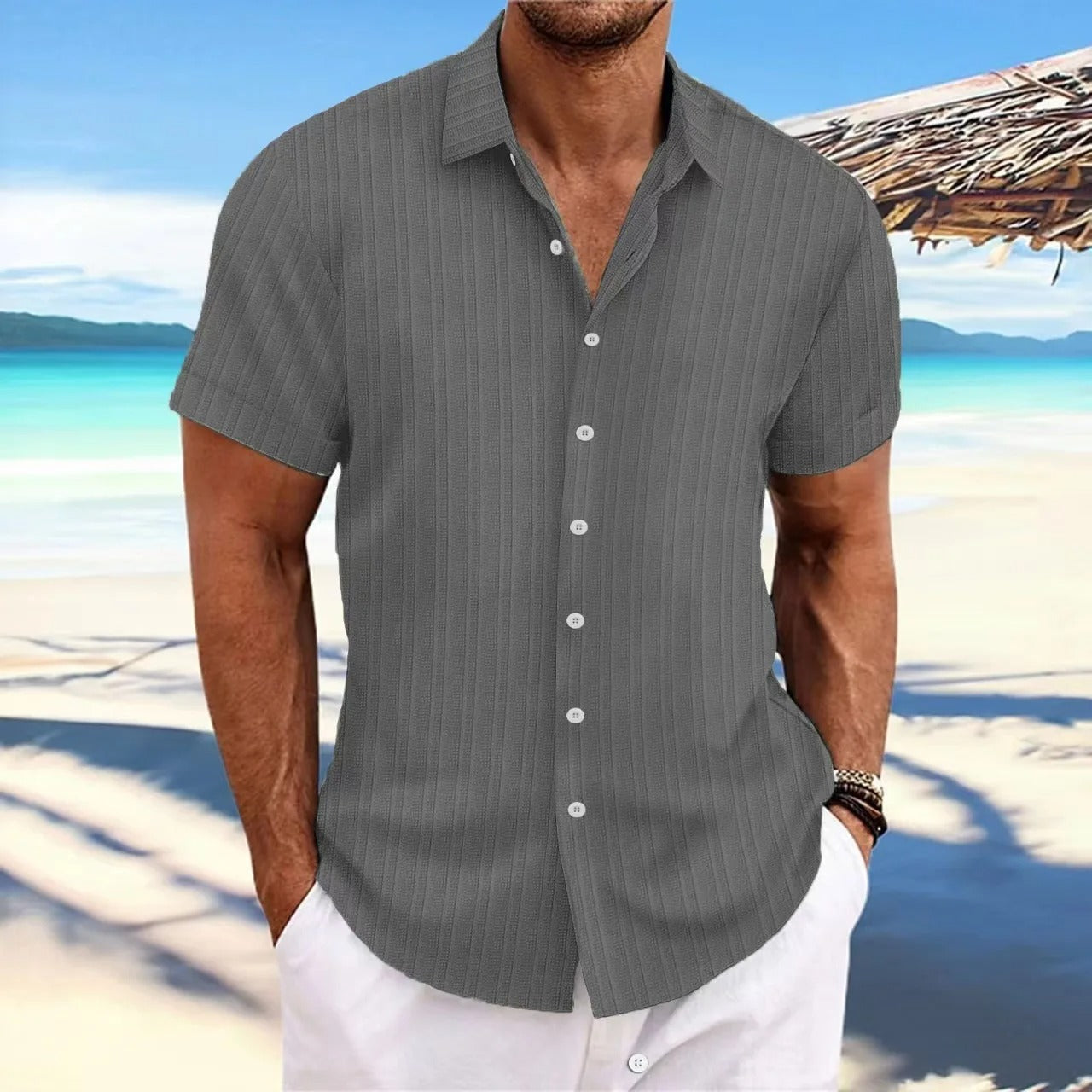 Eli Men's Shirt | Lightweight Breathable Fabric, Casual Style 7