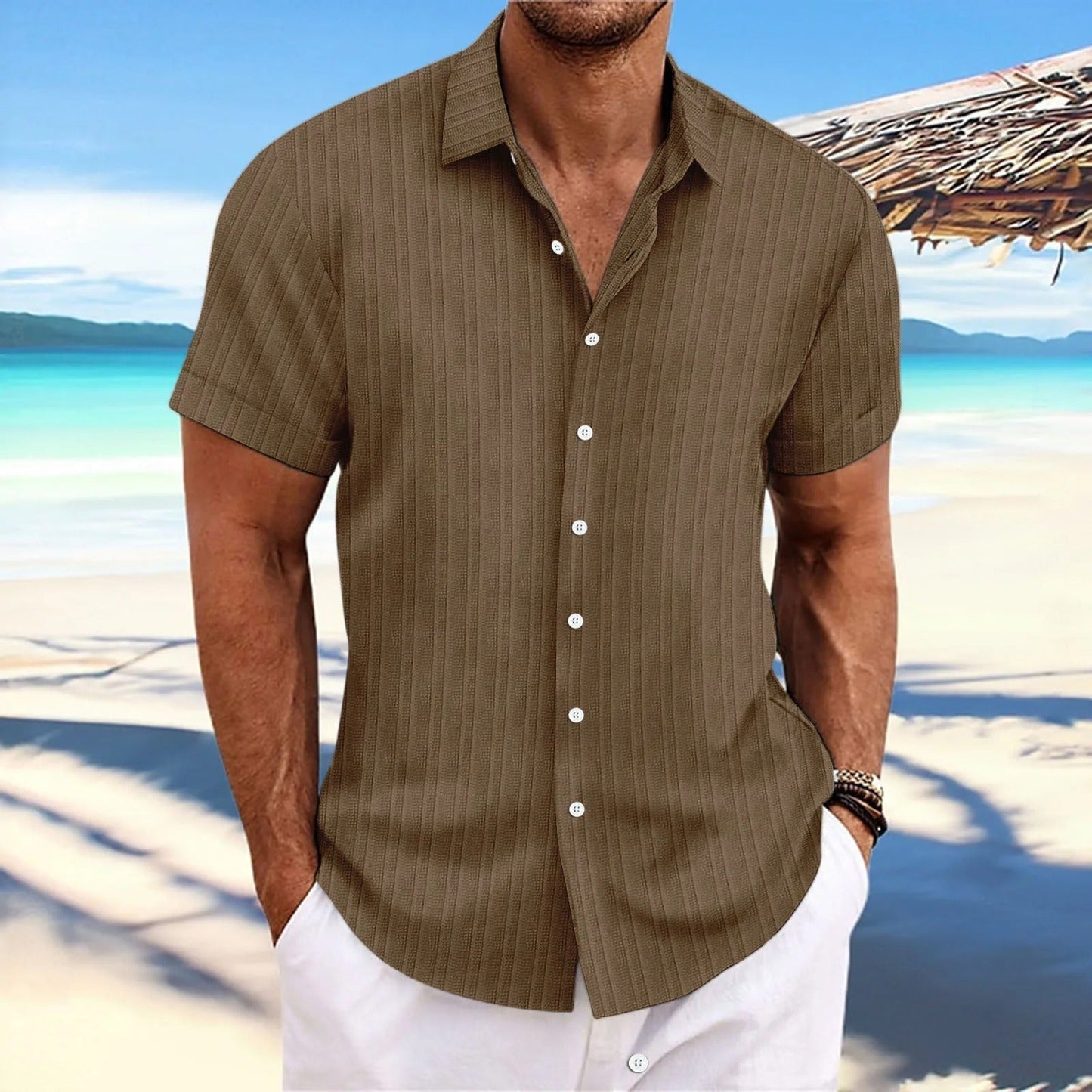 Eli Men's Shirt | Lightweight Breathable Fabric, Casual Style 8