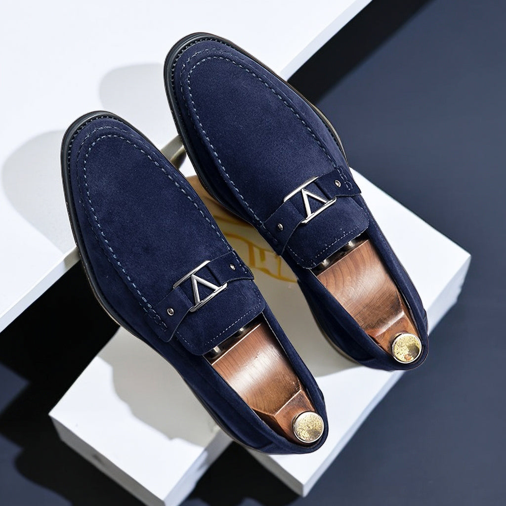Eli Men's Suede Loafers | Elegant Design, Comfortable Fit 0
