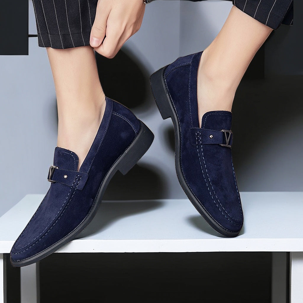 Eli Men's Suede Loafers | Elegant Design, Comfortable Fit 2
