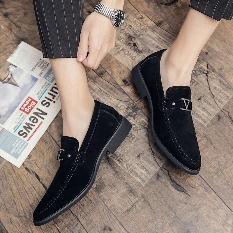 Eli Men's Suede Loafers | Elegant Design, Comfortable Fit 4