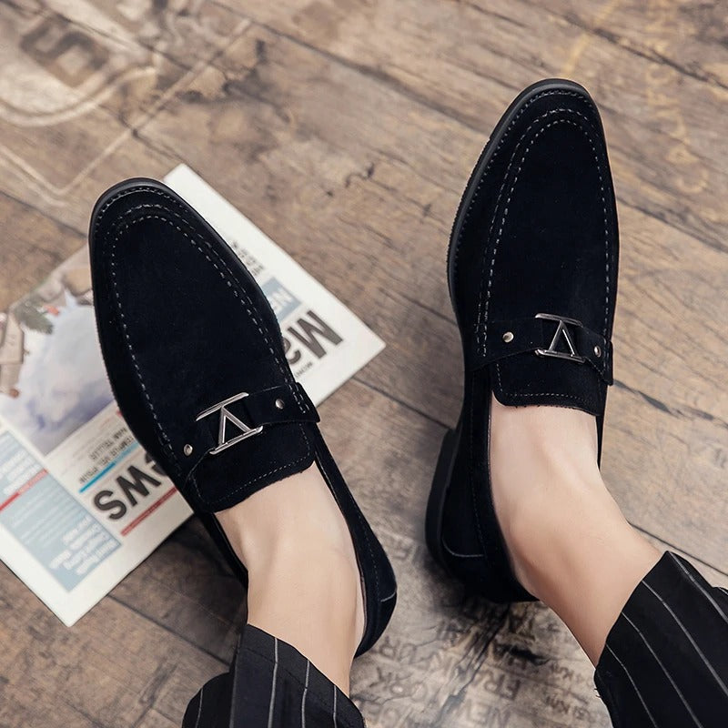 Eli Men's Suede Loafers | Elegant Design, Comfortable Fit 5