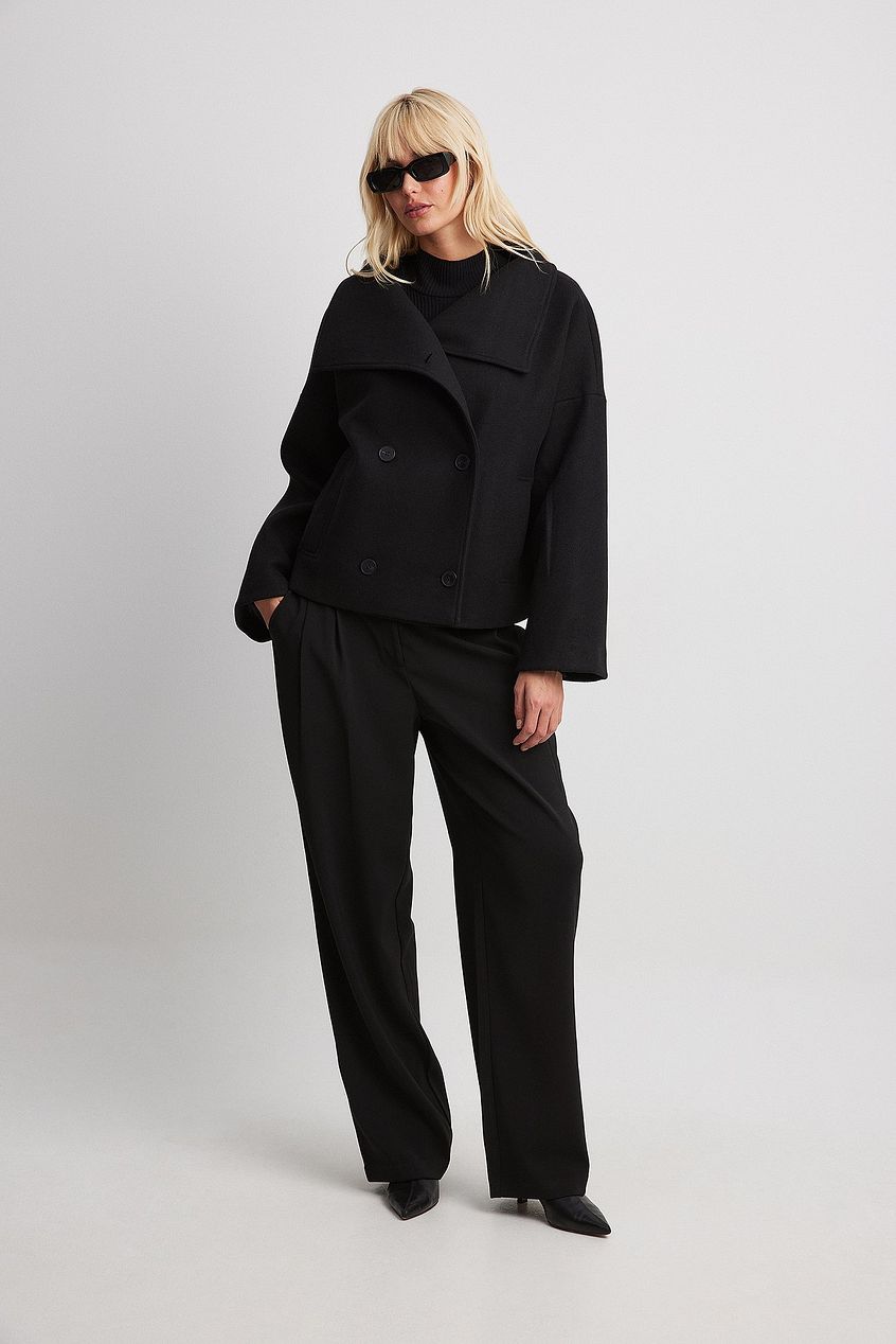 Eline Women's Winter Coat | Soft Wool Blend, Oversized Style 1