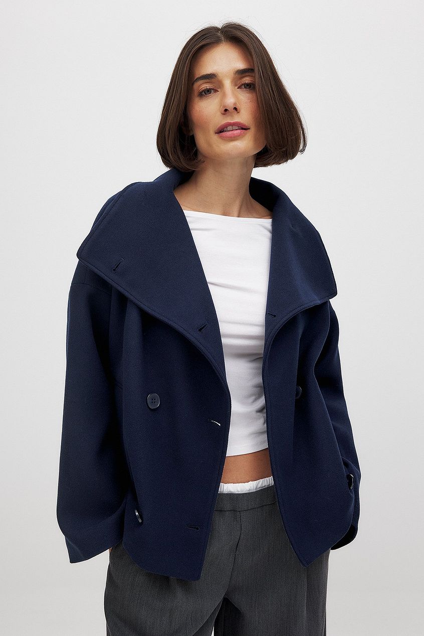 Eline Women's Winter Coat | Soft Wool Blend, Oversized Style 3
