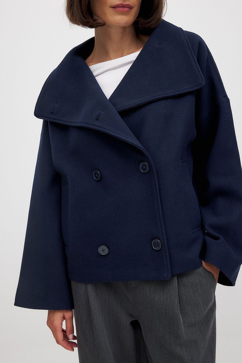 Eline Women's Winter Coat | Soft Wool Blend, Oversized Style 4