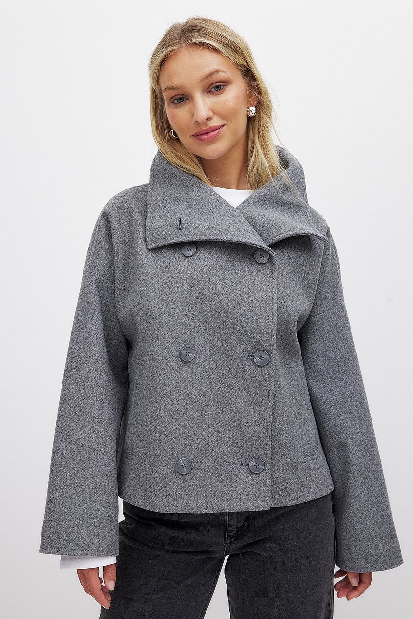 Eline Women's Winter Coat | Soft Wool Blend, Oversized Style 6