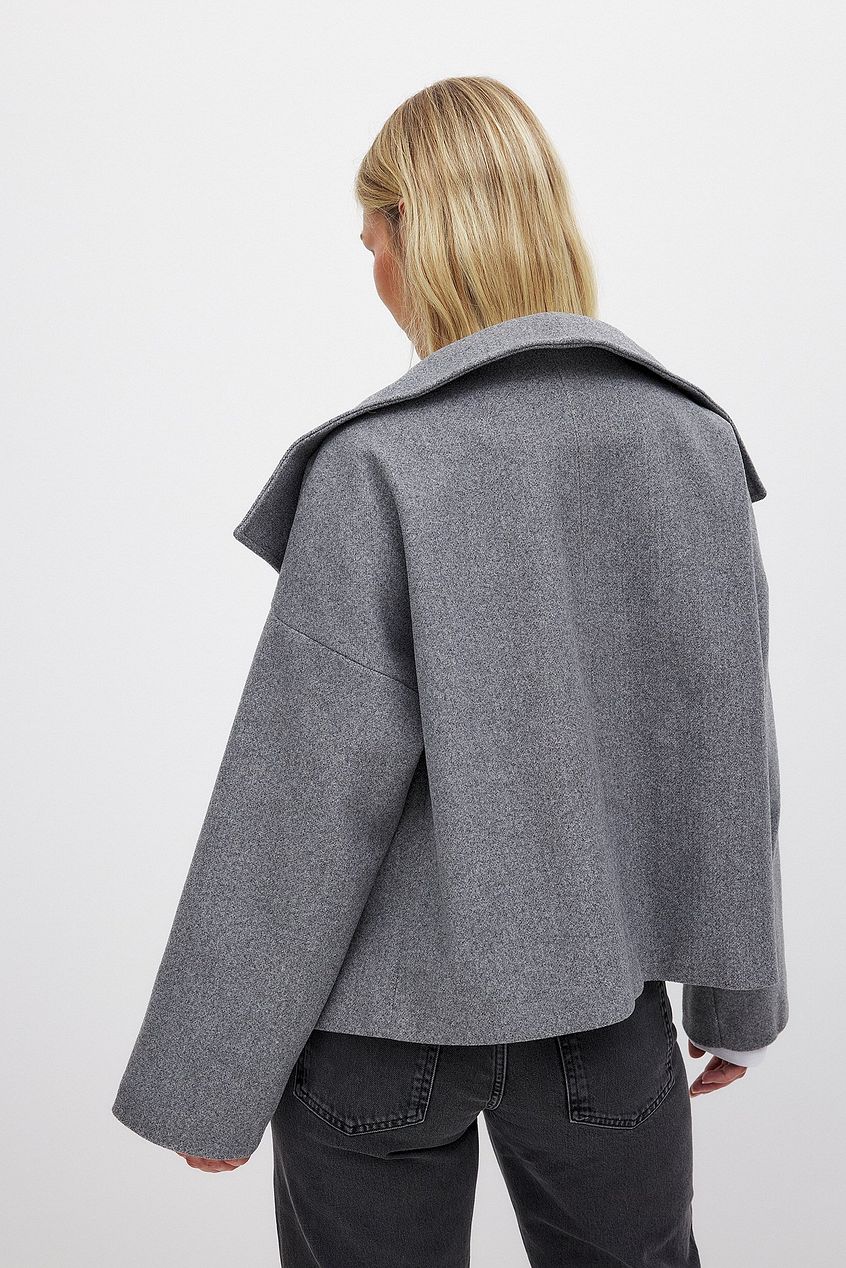 Eline Women's Winter Coat | Soft Wool Blend, Oversized Style 7