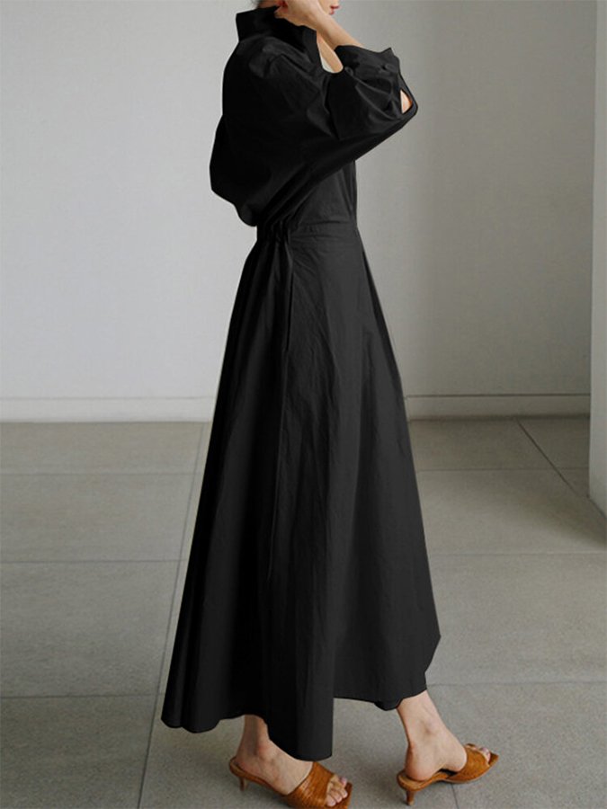 Eline | Maxi-Length Summer Dress with Vintage Neckline 4