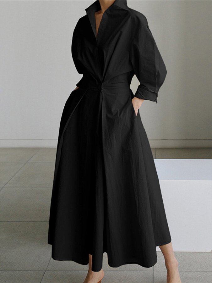 Eline | Maxi-Length Summer Dress with Vintage Neckline 5