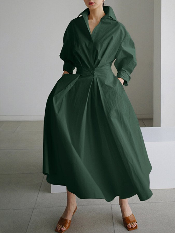 Eline | Maxi-Length Summer Dress with Vintage Neckline 6