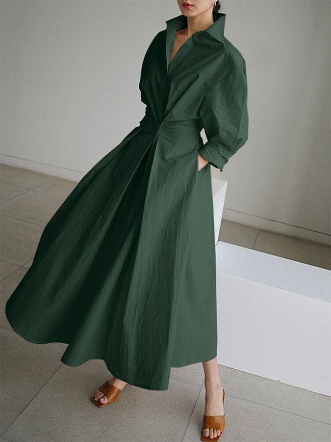 Eline | Maxi-Length Summer Dress with Vintage Neckline 7