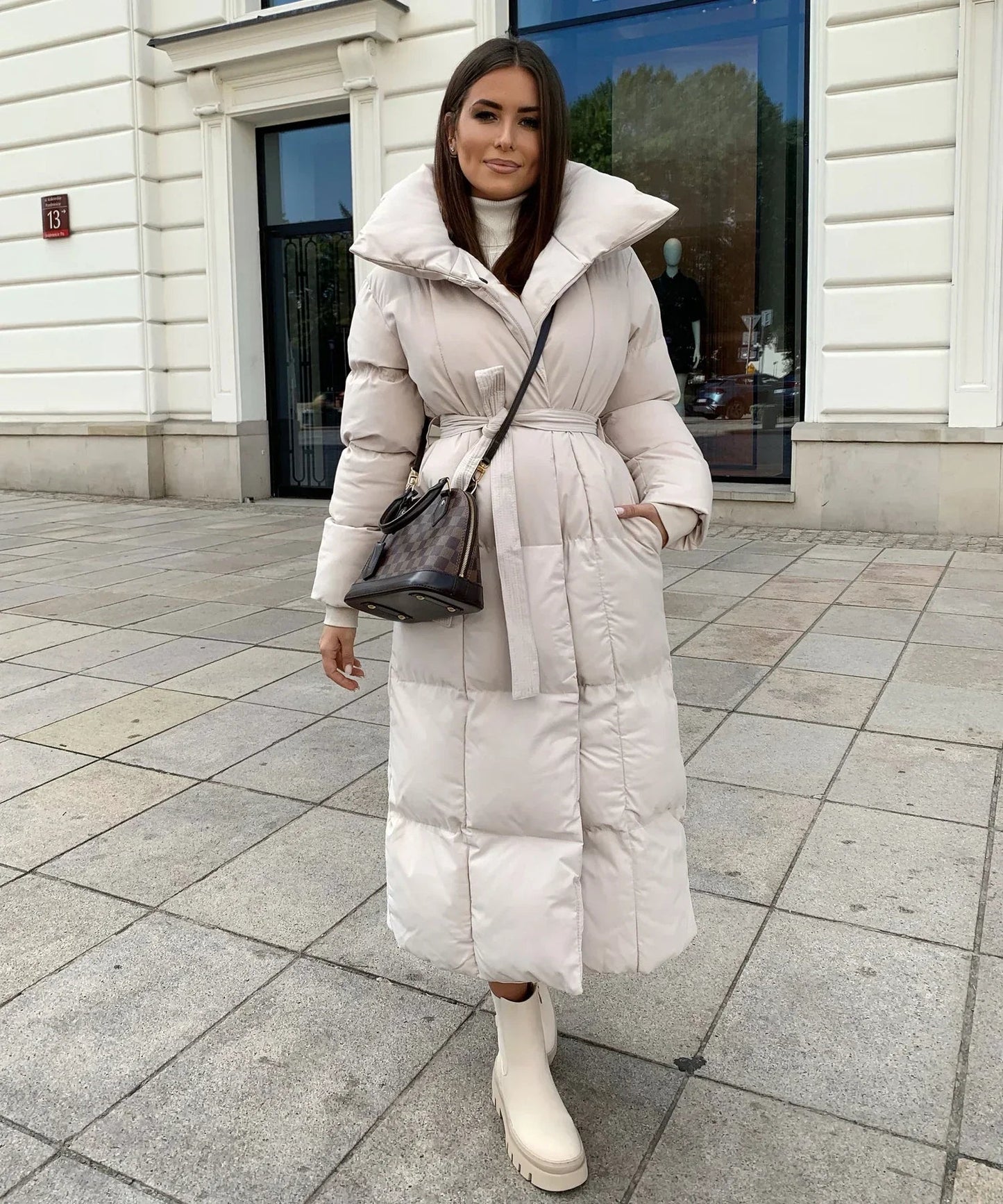 Evelyn Lange Women's Winter Coat | Padded, Warm and Elegant 2