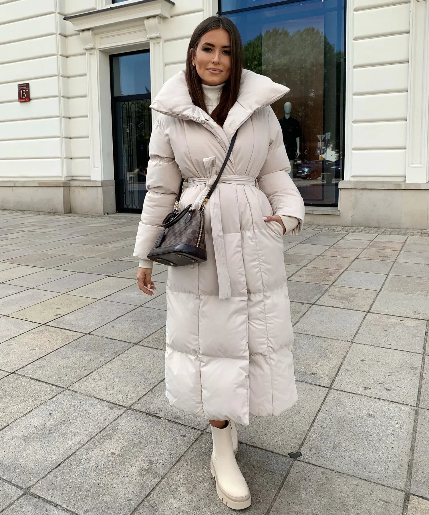 Evelyn Lange Women's Winter Coat | Padded, Warm and Elegant 3