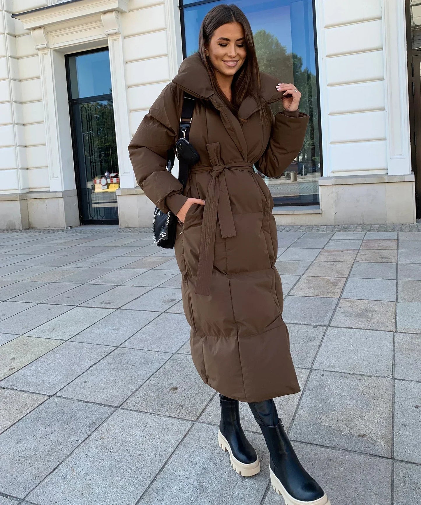 Evelyn Lange Women's Winter Coat | Padded, Warm and Elegant 4