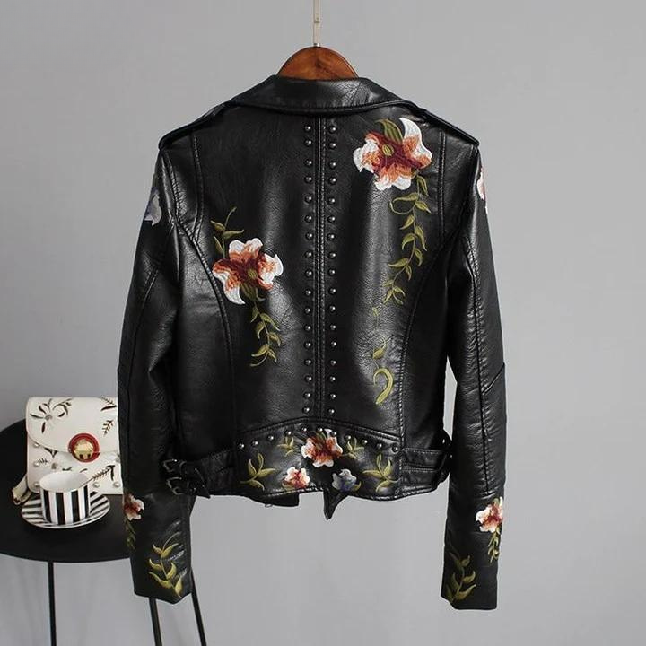 Evelyn Women's Jacket | Black Leather Women's Jacket, Timeless Design 1