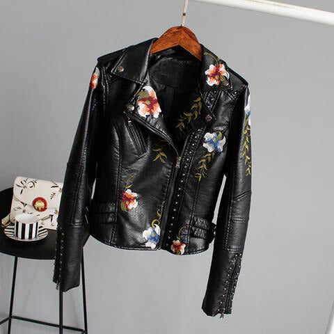 Evelyn Women's Jacket | Black Leather Women's Jacket, Timeless Design 5
