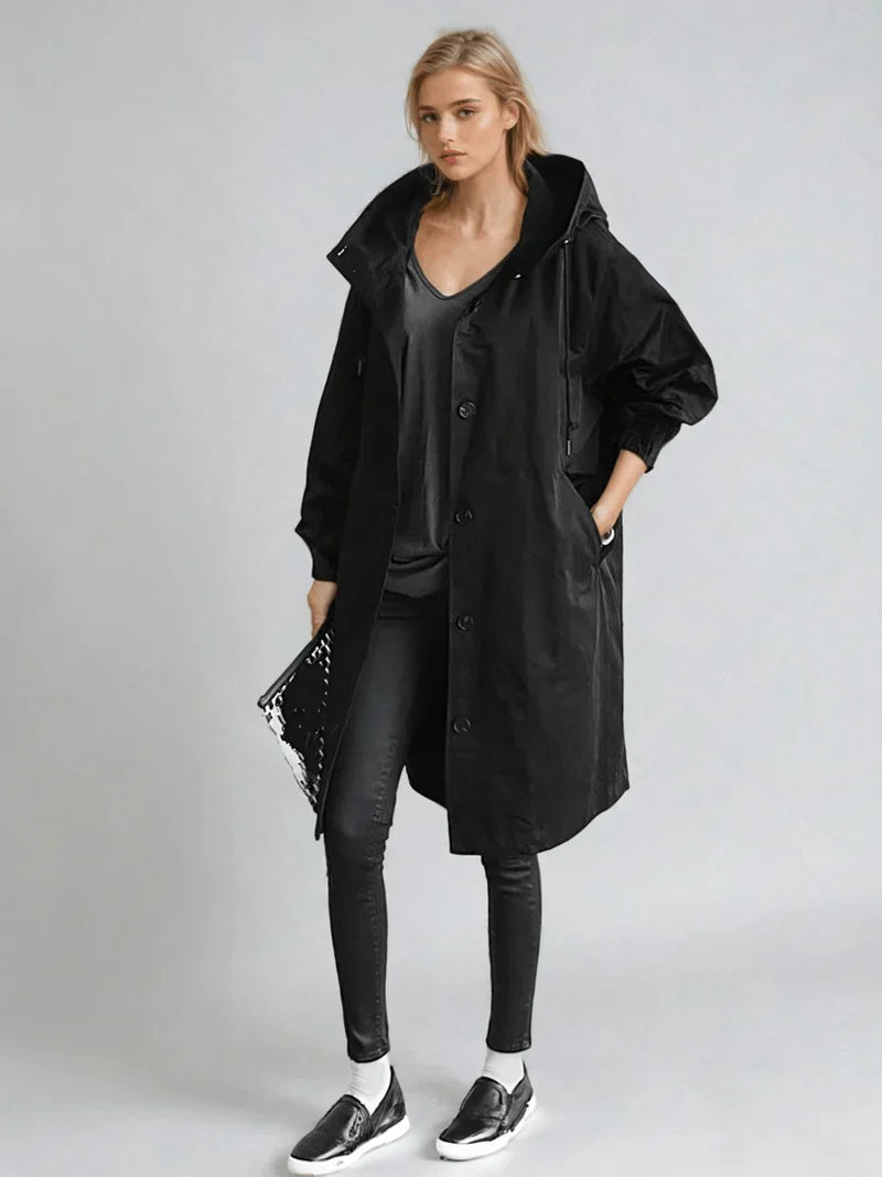 Fashionable women's raincoat | Waterproof jacket with lightweight fabric and elegant fit 2