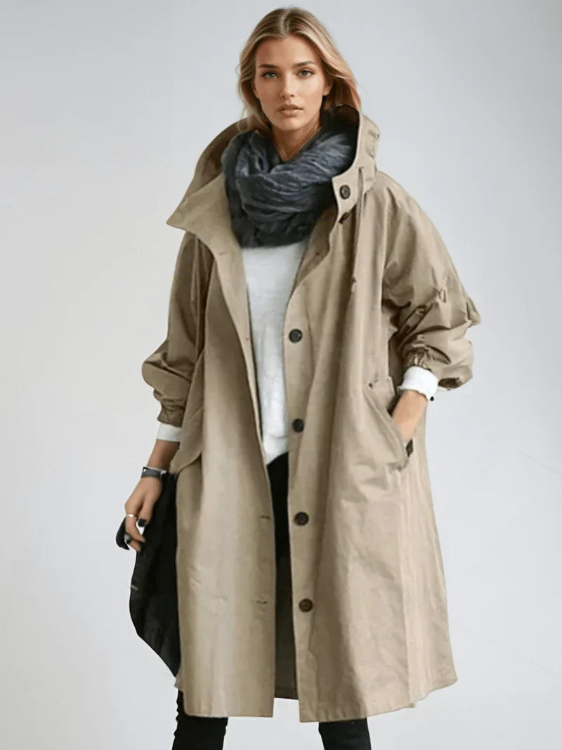 Fashionable women's raincoat | Waterproof jacket with lightweight fabric and elegant fit 3