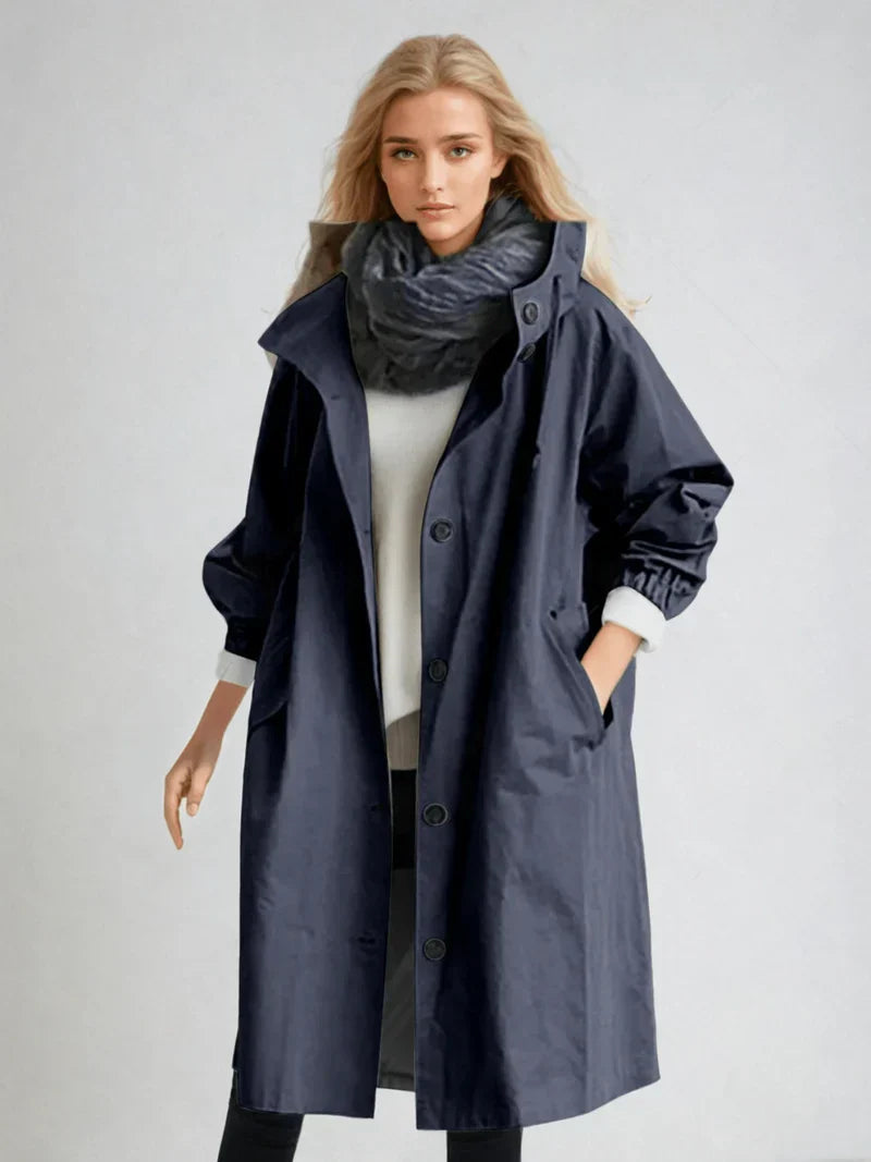 Fashionable women's raincoat | Waterproof jacket with lightweight fabric and elegant fit 5