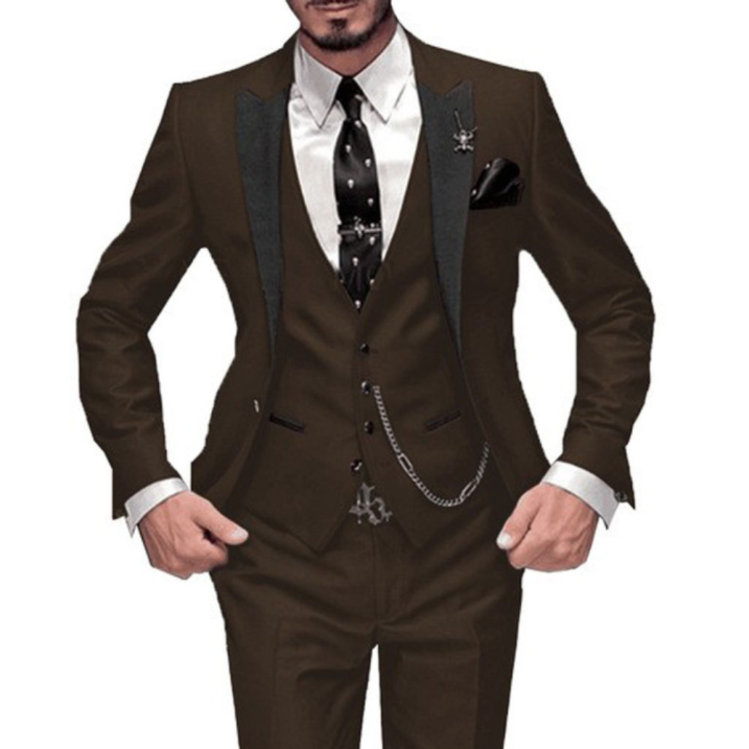 Finn Men's Wedding Suit | Breathable 3-Piece Outfit with Elegant Cut 2