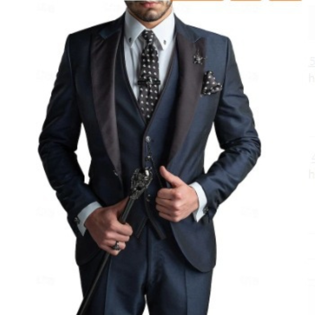 Finn Men's Wedding Suit | Breathable 3-Piece Outfit with Elegant Cut 4