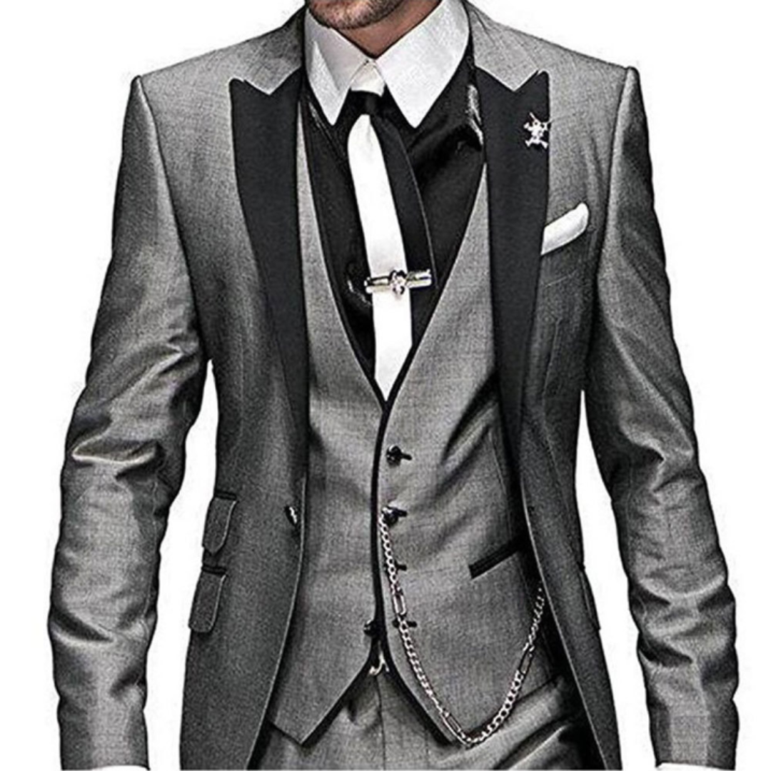 Finn Men's Wedding Suit | Breathable 3-Piece Outfit with Elegant Cut 5