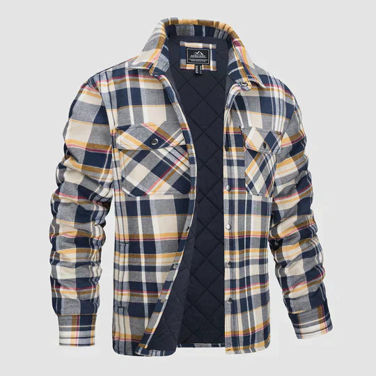 Fiona Men's Flannel Jacket | Insulated Polyester, Comfortable Winter Wear 13