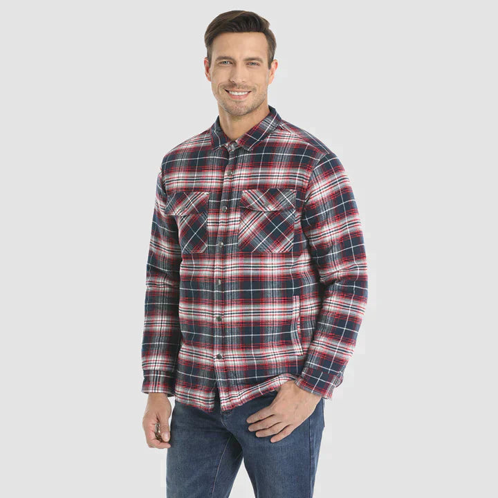 Fiona Men's Flannel Jacket | Insulated Polyester, Comfortable Winter Wear 14