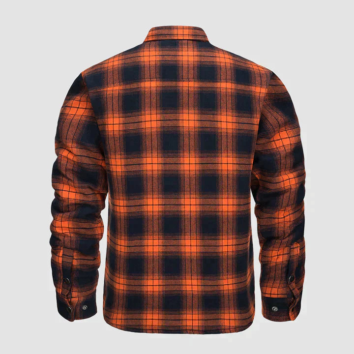 Fiona Men's Flannel Jacket | Insulated Polyester, Comfortable Winter Wear 4