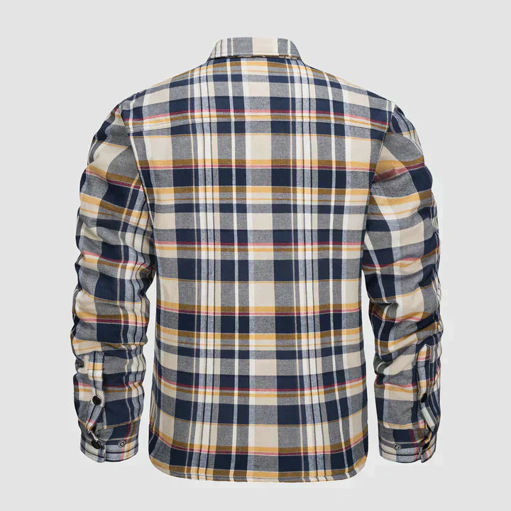 Fiona Men's Flannel Jacket | Insulated Polyester, Comfortable Winter Wear 8