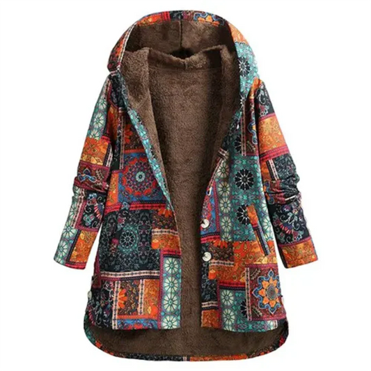 Florence Women's Winter Coat | Padded, Floral Pattern, Comfortable 1
