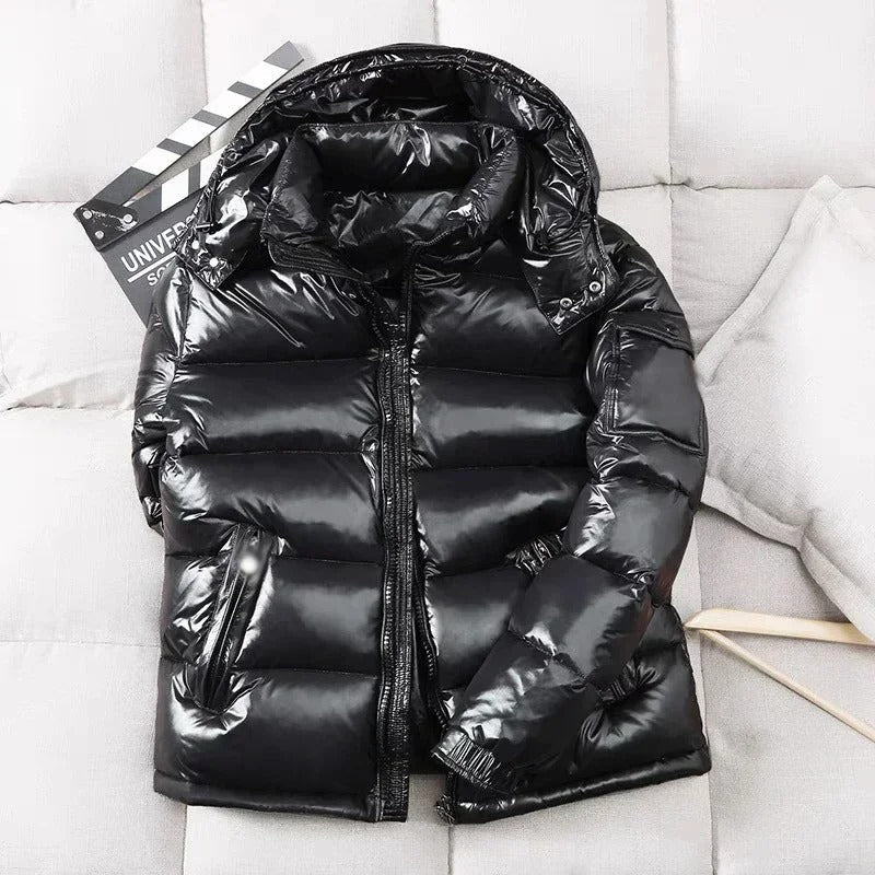 Gavin Men's Jacket | Windproof, Duck Down Filling, Stylish Black 3