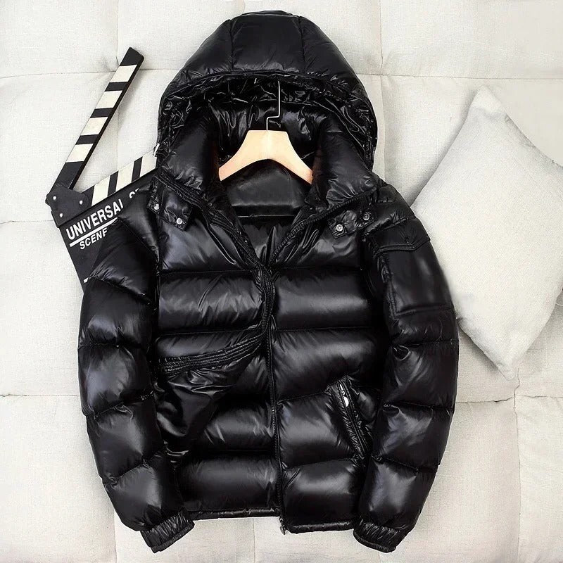 Gavin Men's Jacket | Windproof, Duck Down Filling, Stylish Black 5