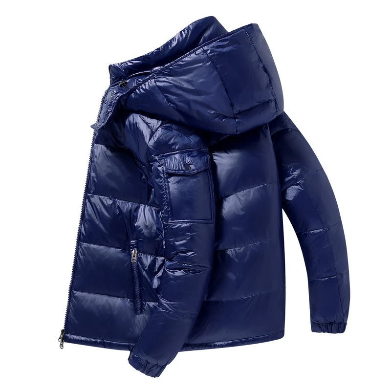 Gavin Men's Jacket | Windproof, Duck Down Filling, Stylish Black 6