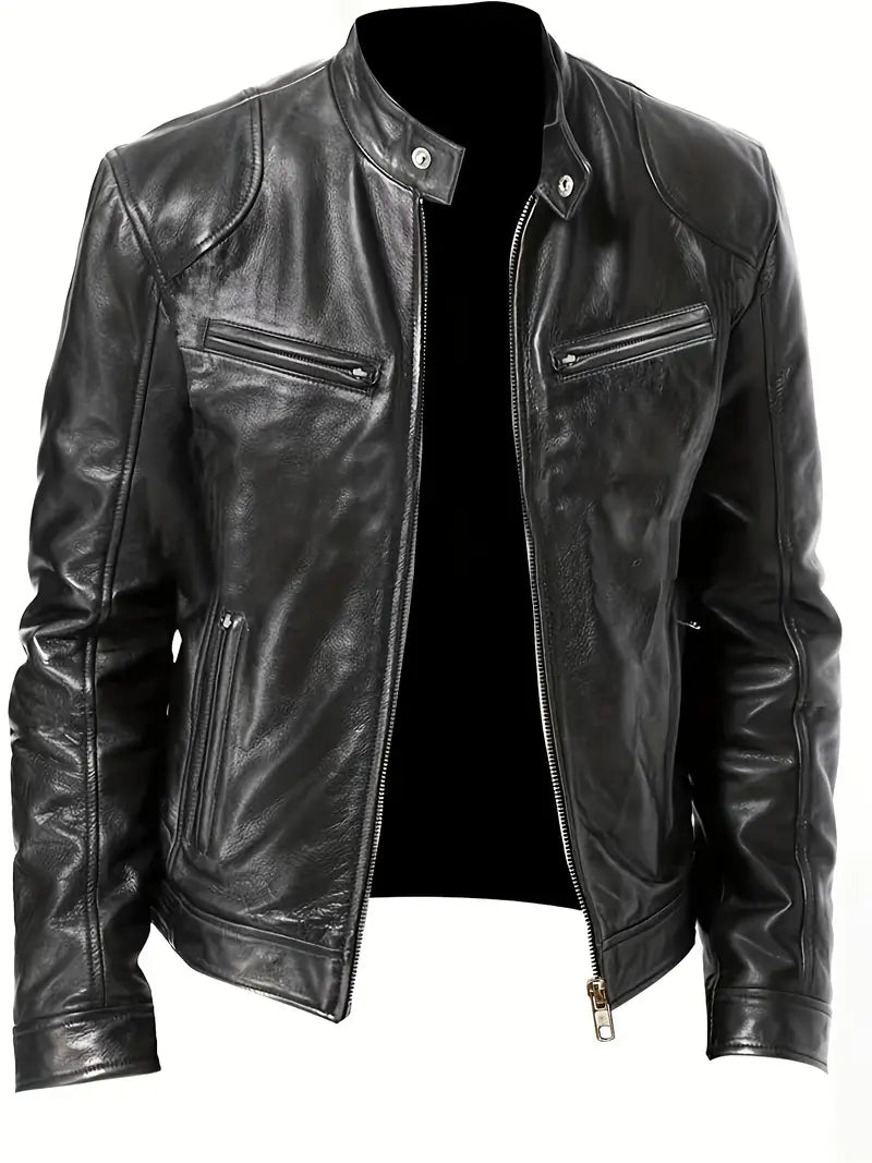 Harmon Men's Jacket | Chic Design with Pockets 0