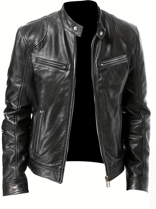 Harmon Men's Jacket | Chic Design with Pockets 0