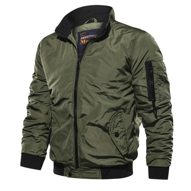 Harmon Men's Jacket | Windproof Bomber, Stylish Design 0
