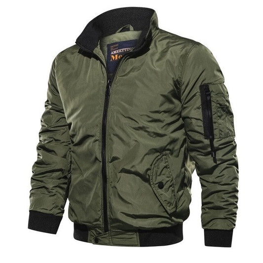 Harmon Men's Jacket | Windproof Bomber, Stylish Design 0