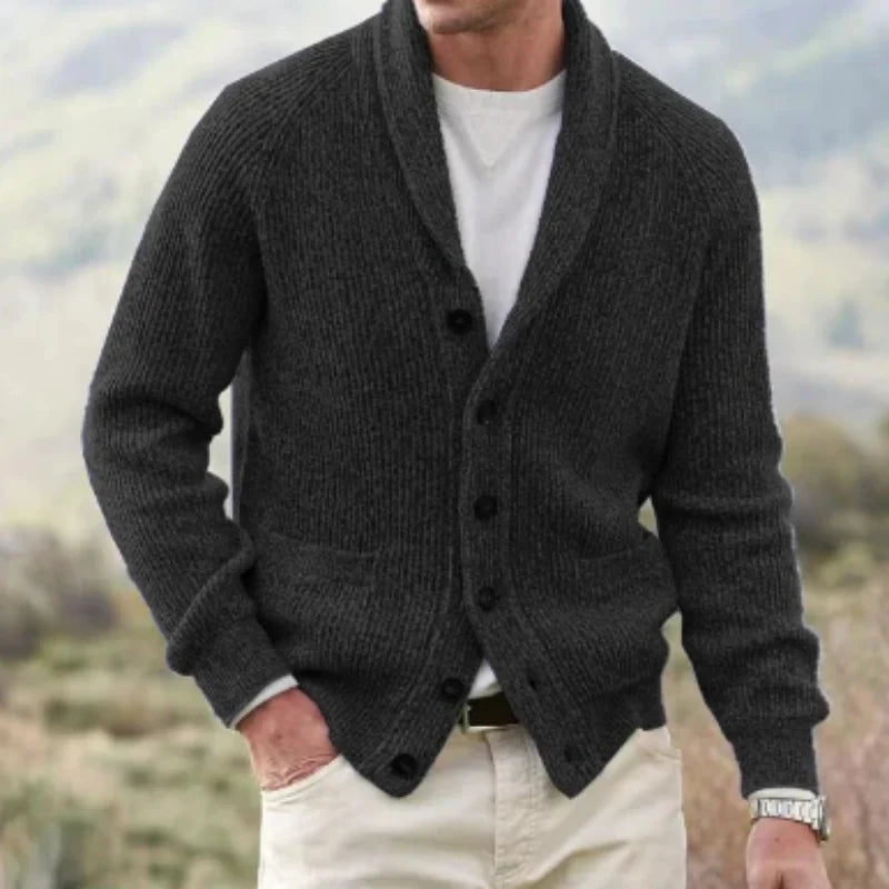Harmon Wool Vintage Vest | Elegant V-Neck for Men 0