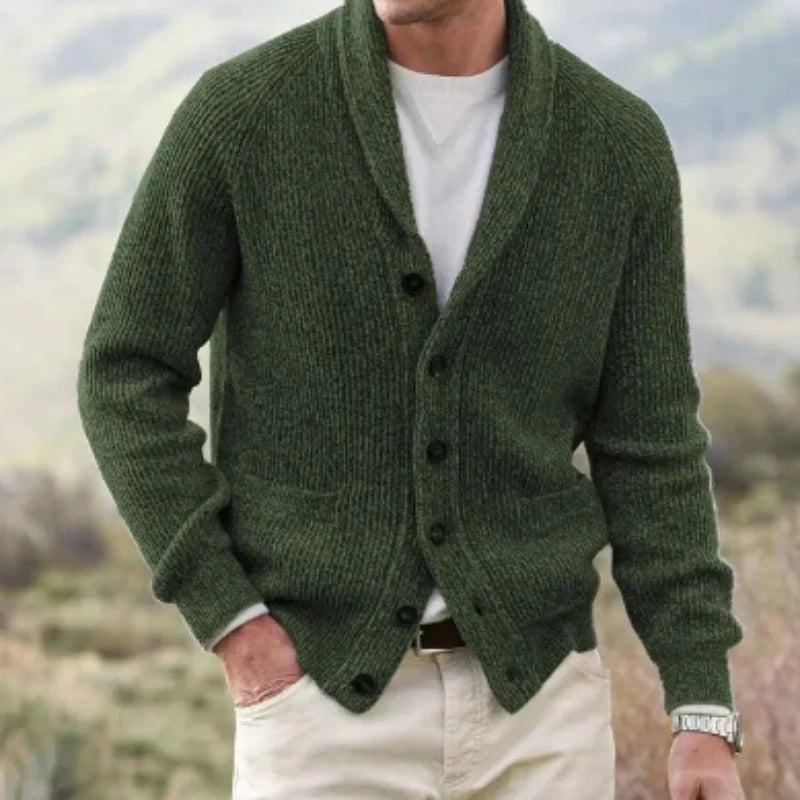 Harmon Wool Vintage Vest | Elegant V-Neck for Men 1