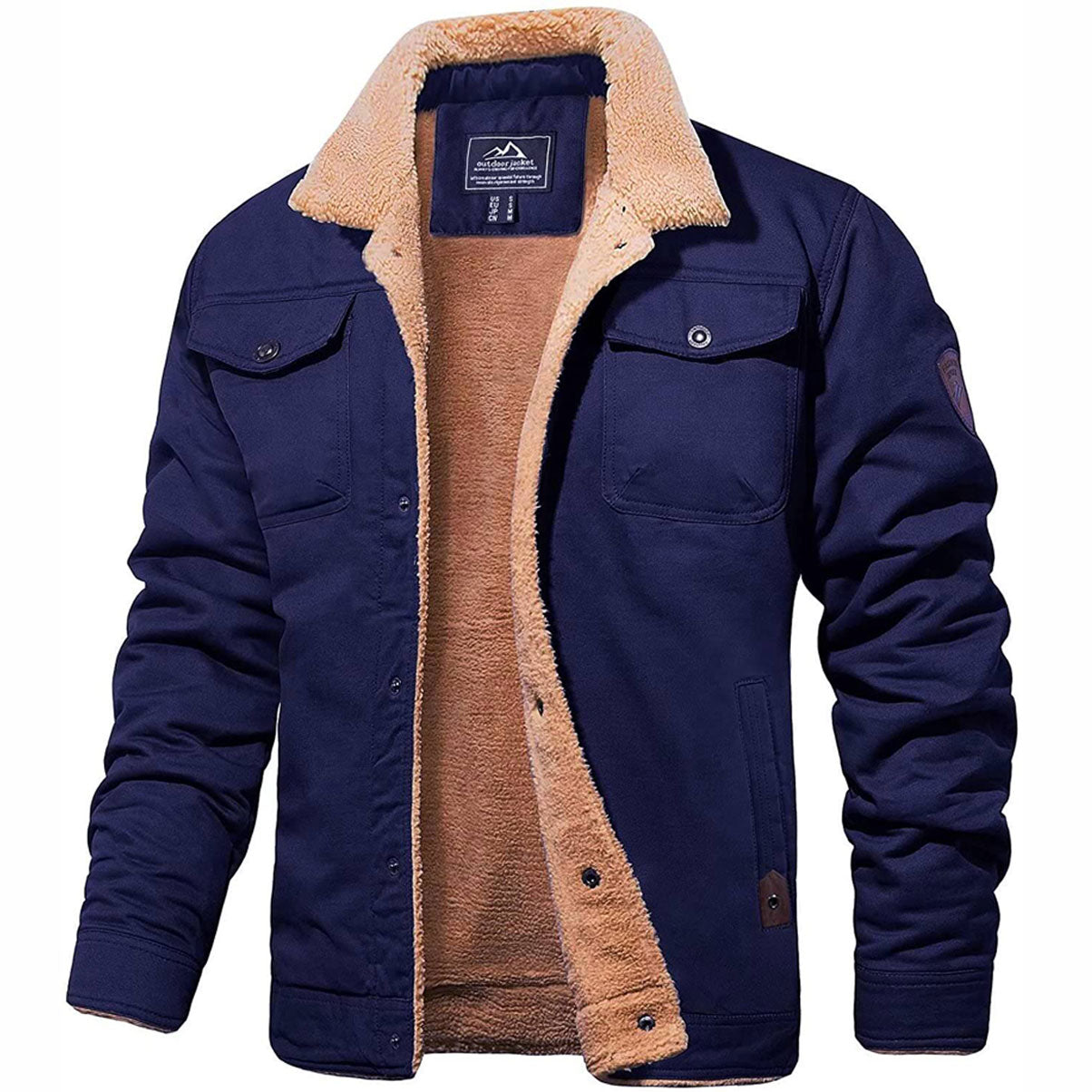 Harmonious Bomber Jacket | Blended Fabric, Casual Style 1
