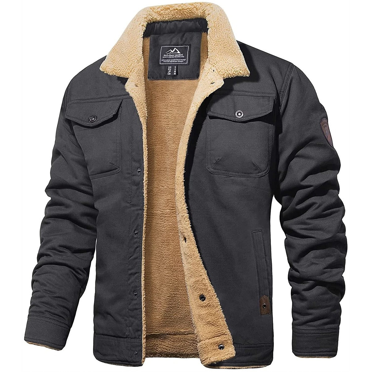 Harmonious Bomber Jacket | Blended Fabric, Casual Style 2