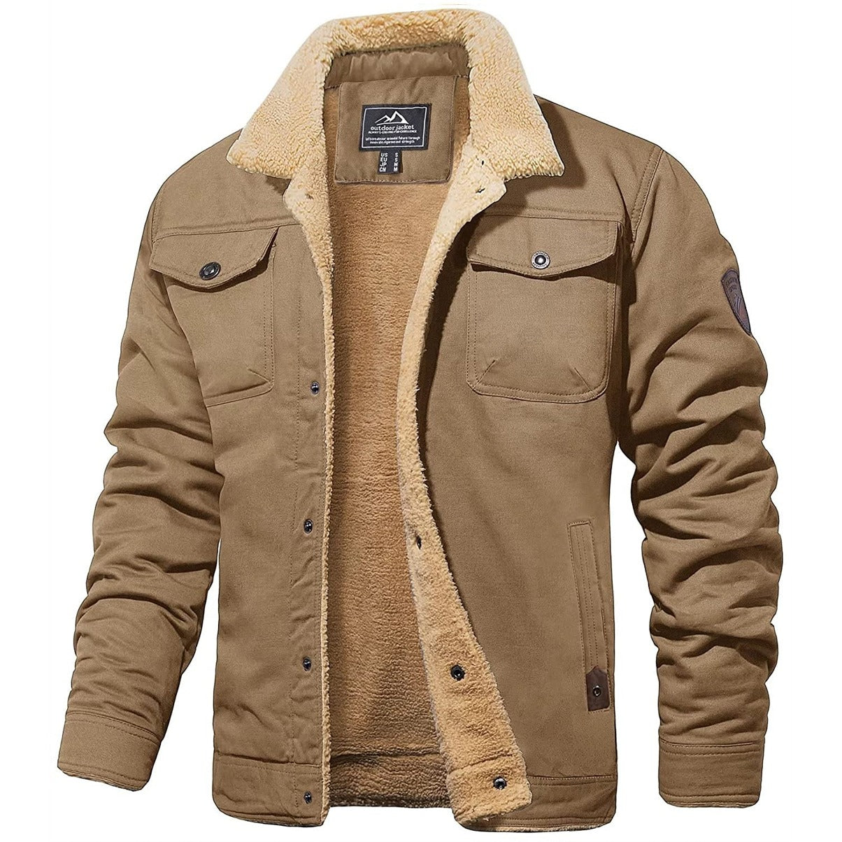 Harmonious Bomber Jacket | Blended Fabric, Casual Style 3