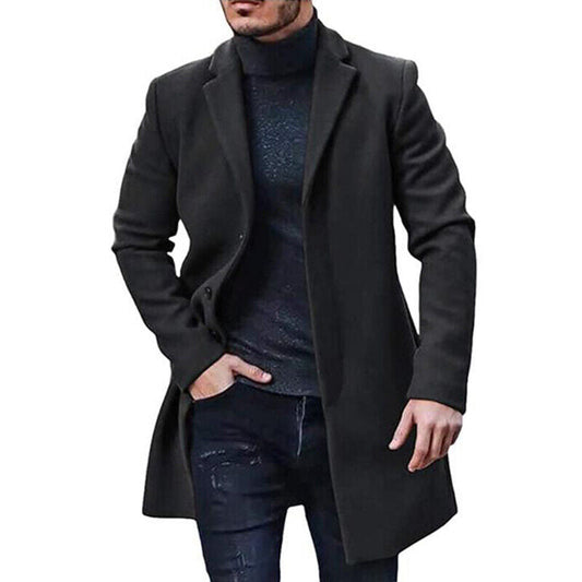 Harmonious Men's Winter Coat | Premium Wool, Detachable Hood 1