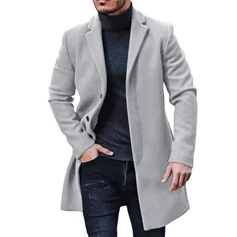 Harmonious Men's Winter Coat | Premium Wool, Detachable Hood 2