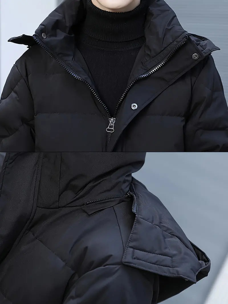 Harmonious Men's Winter Jacket | Quilted Design, Maximum Warmth 3